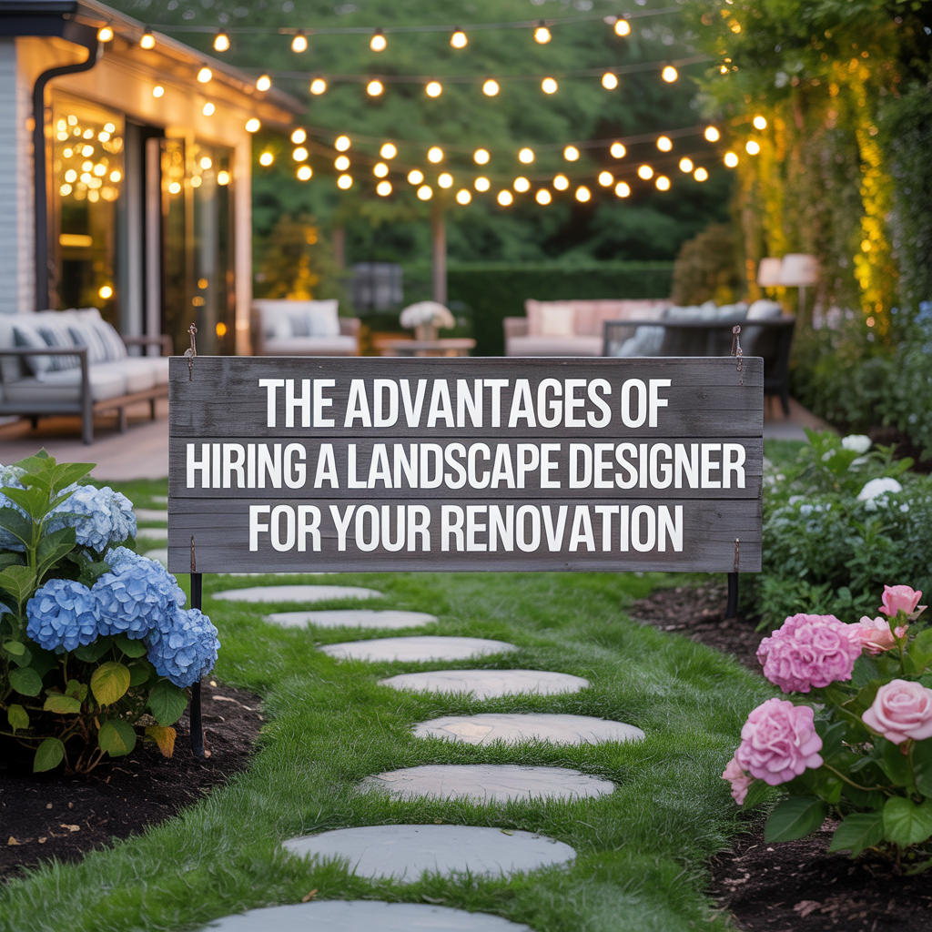 The Advantages of Hiring a Landscape Designer for Your Renovation